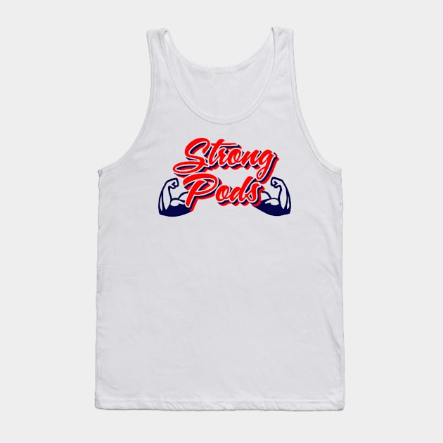 Coloured Logo Tank Top by Strong Pods